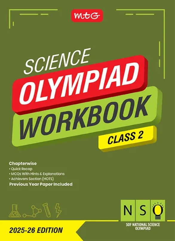 MTG National Science Olympiad (NSO) Workbook for Class 2 - SOF Olympiad Preparation Books | 2025-2026 Edition